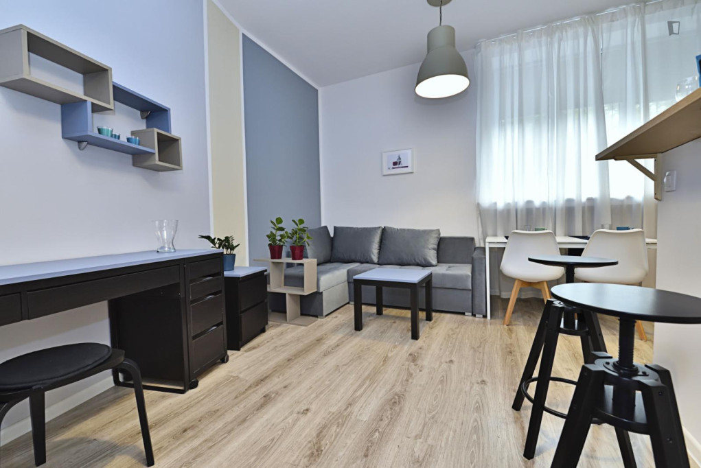Comfortable studio in Fabryczna - Lodz - chambre - ImmoJeune