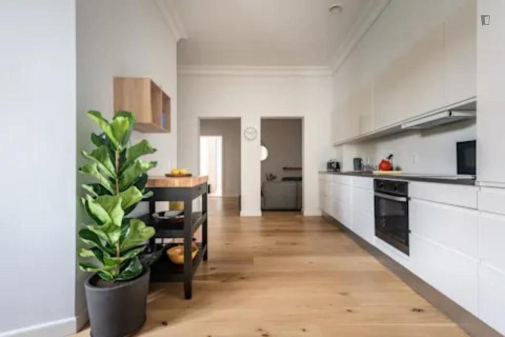Bright double bedroom in Blegdammen