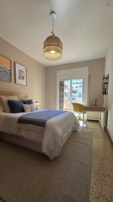 Sunny double bedroom in Dreta de l'Eixample - Barcelone - chambre - ImmoJeune