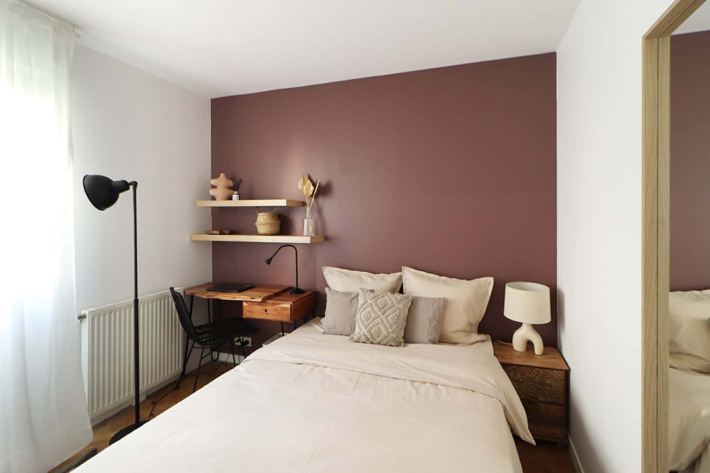 Minimalist 10 m² bedroom for rent in coliving in SaintDenis
