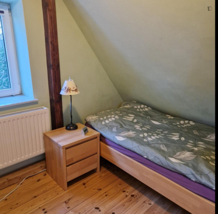 Single bedroom, with private bathroom, in 4-bedroom house - Berlin - chambre - ImmoJeune