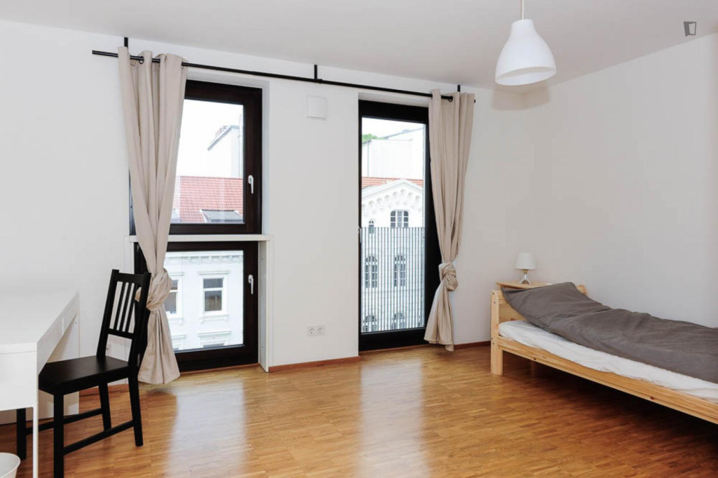 Spacious single bedroom near Technische Universität - Hamburg - chambre - ImmoJeune