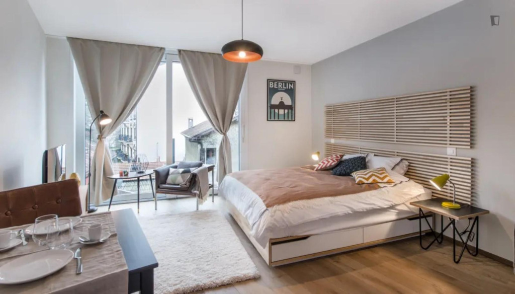 Spacious studio in the Carouge district