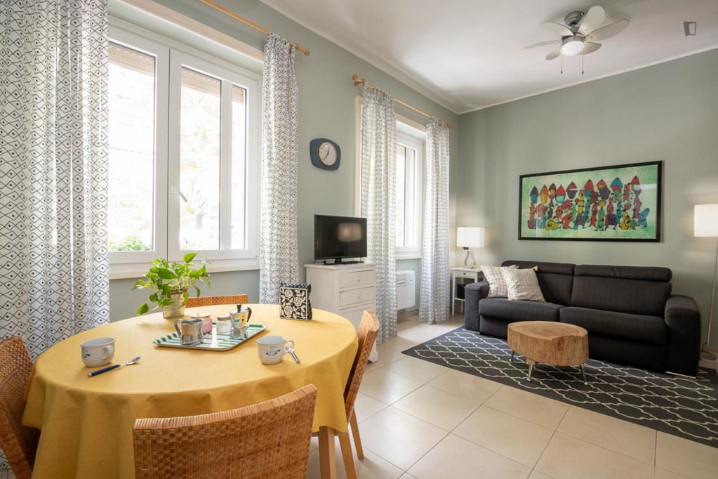 Excellent 1-bedroom apartment in Flaminio - Rome - chambre - ImmoJeune