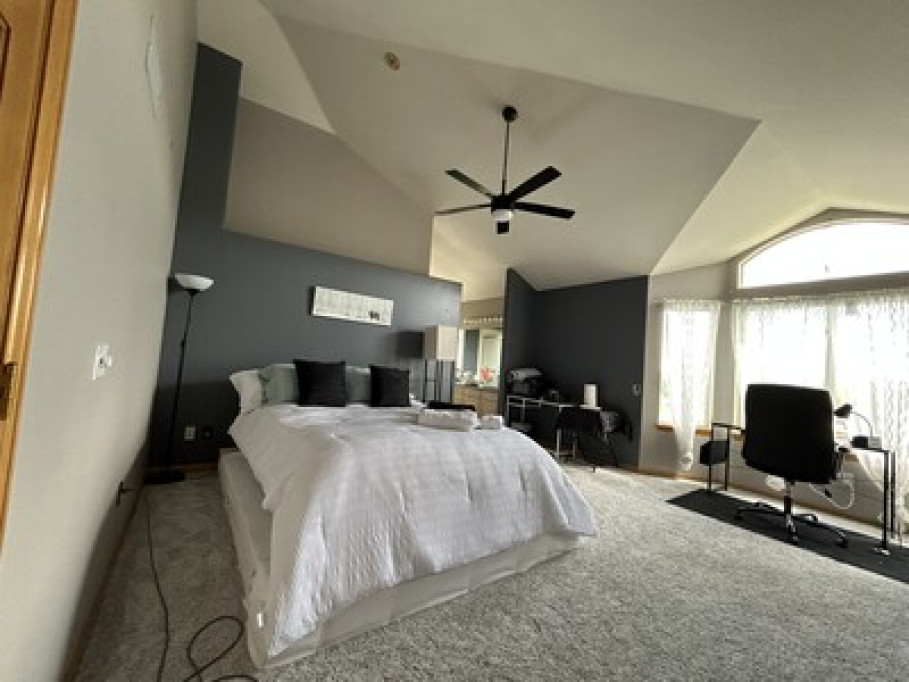 Furnished bedroom master bedroom 