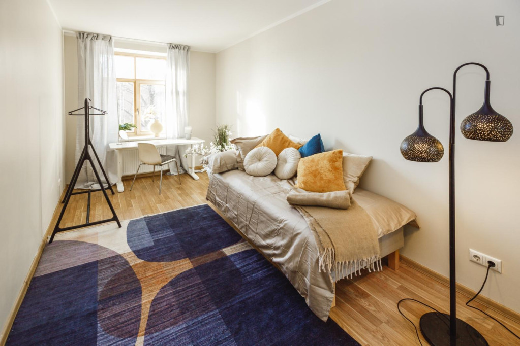 Comfy single bedroom near Riga central station - Riga - chambre - ImmoJeune