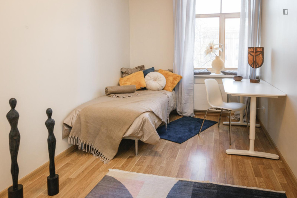 Cosy single bedroom near Riga central station - Riga - chambre - ImmoJeune