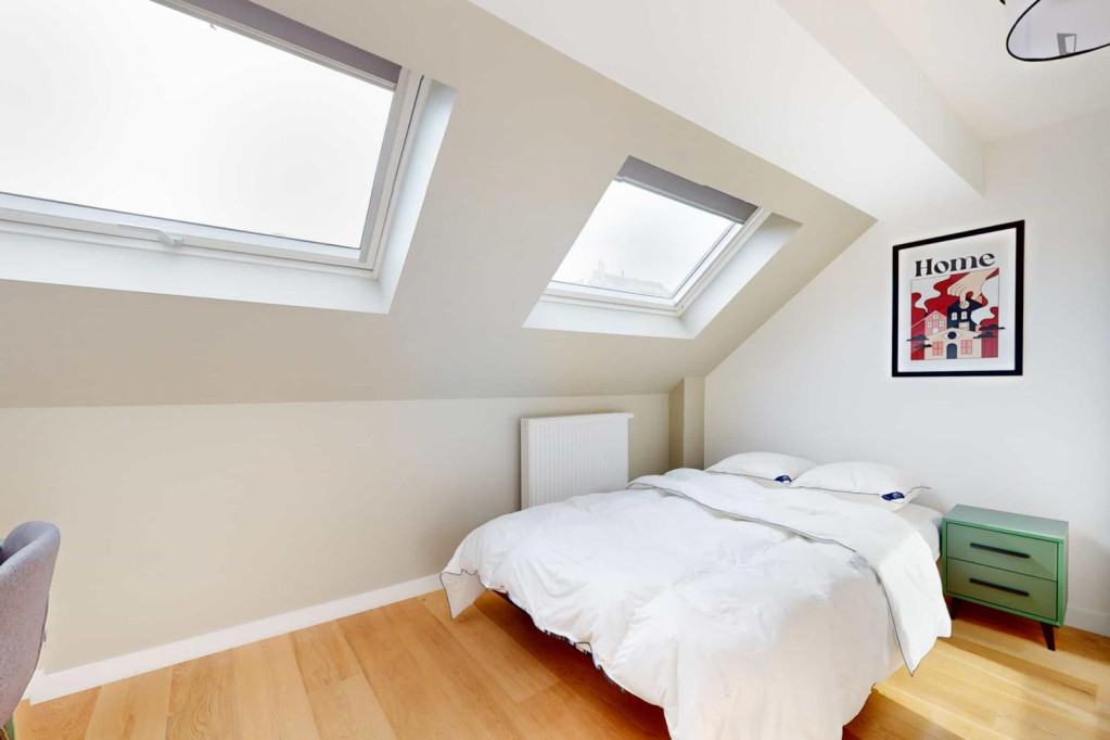 Alluring double bedroom in Schaerbeek - Bruxelles - chambre - ImmoJeune