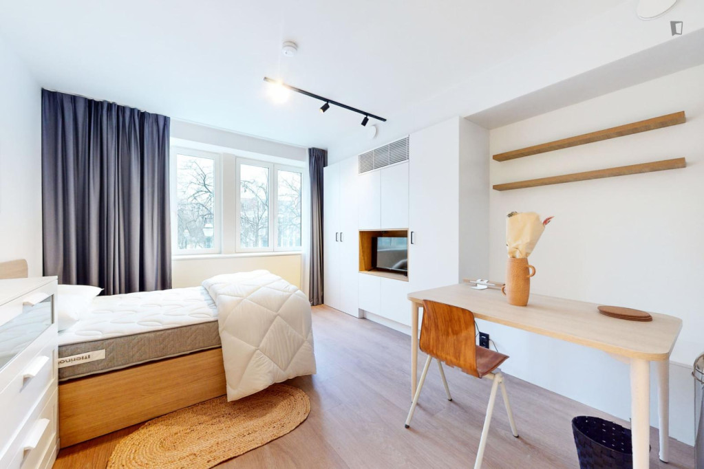 Cosy studio in Ste Catherine - Bruxelles - chambre - ImmoJeune