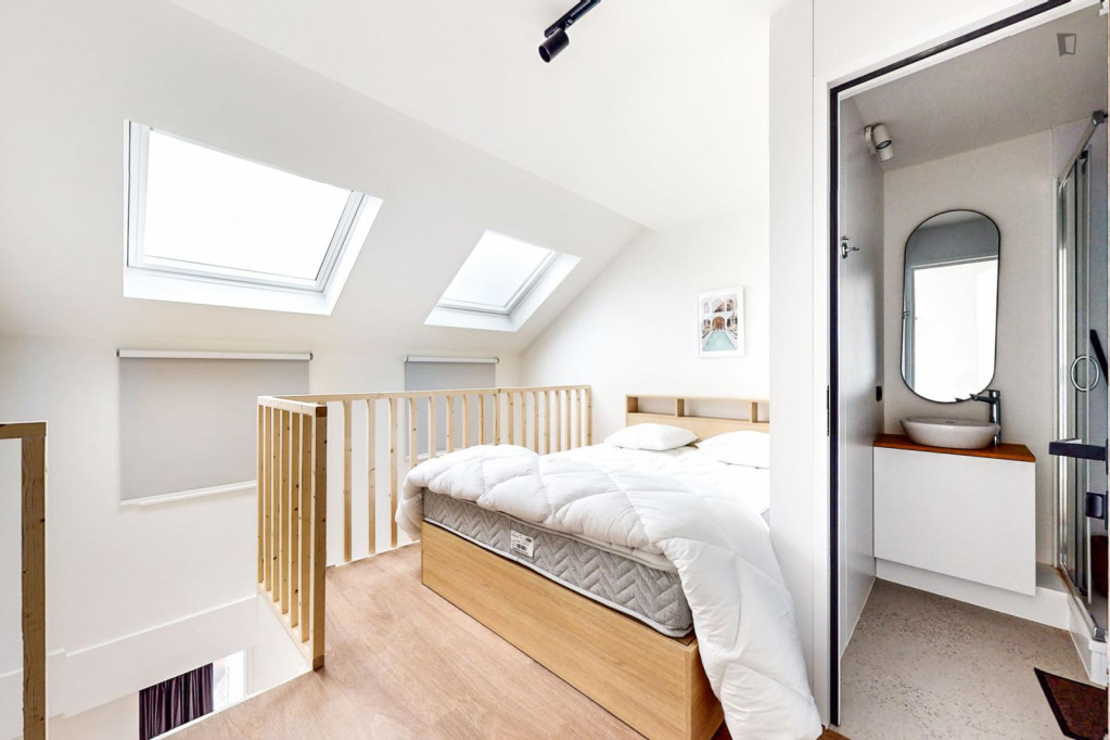 Modern studio in Ste Catherine - Bruxelles - chambre - ImmoJeune