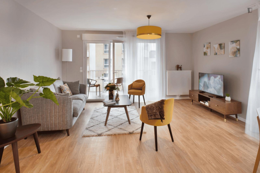 Classy 1-bedroom apartment in Saint-Clément