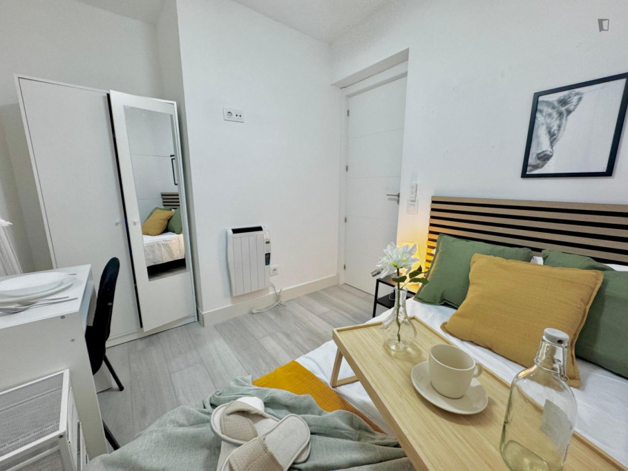 Welcoming single bedroom near the Getafe campus of Universidad Carlos III  - Madrid - chambre - ImmoJeune