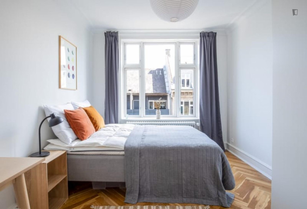 Bright double bedroom in Blågårdskvarteret/Assistens/Rantzausgade - Copenhagen - chambre - ImmoJeune