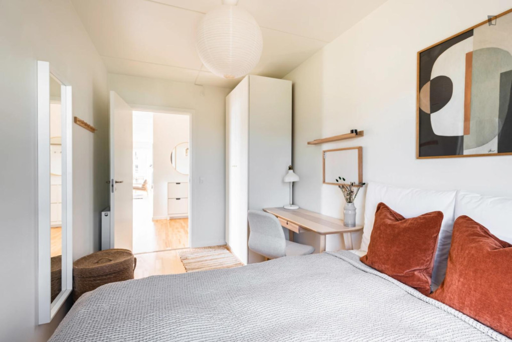 Comfortable single bedroom in shared flat in Sydhavnen - Copenhagen - chambre - ImmoJeune