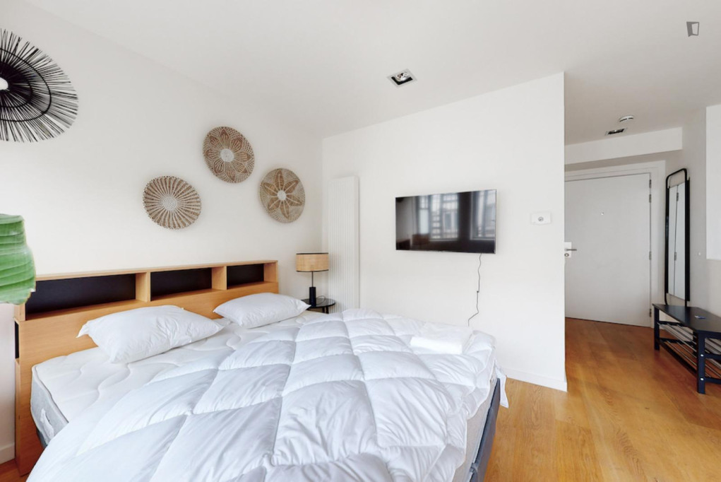 Bright little studio near Madou metro station - Bruxelles - chambre - ImmoJeune