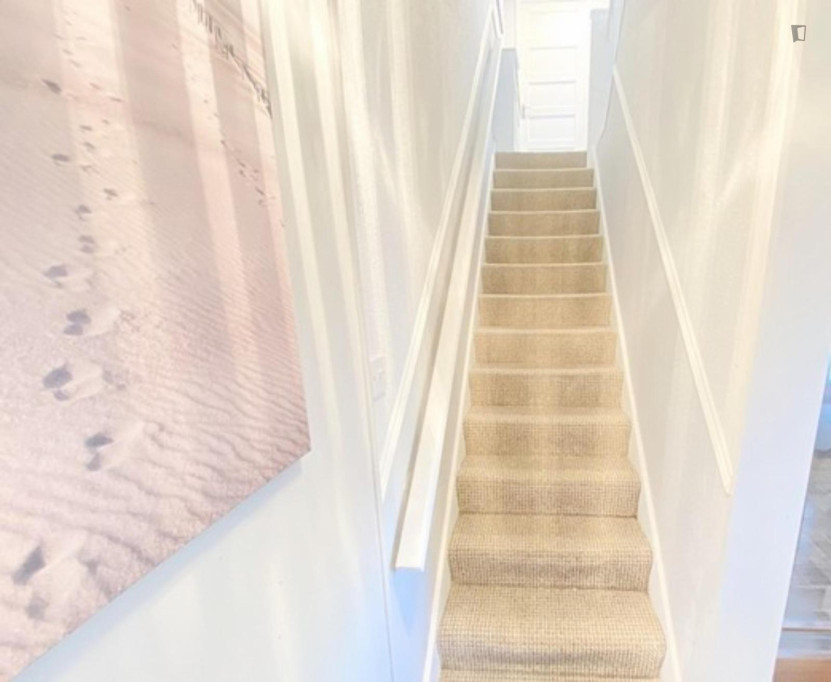 Bed in a pleasant twin bedroom, near University College Cork