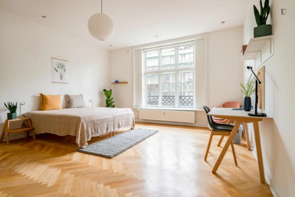 Grand double bedroom in central Indre By