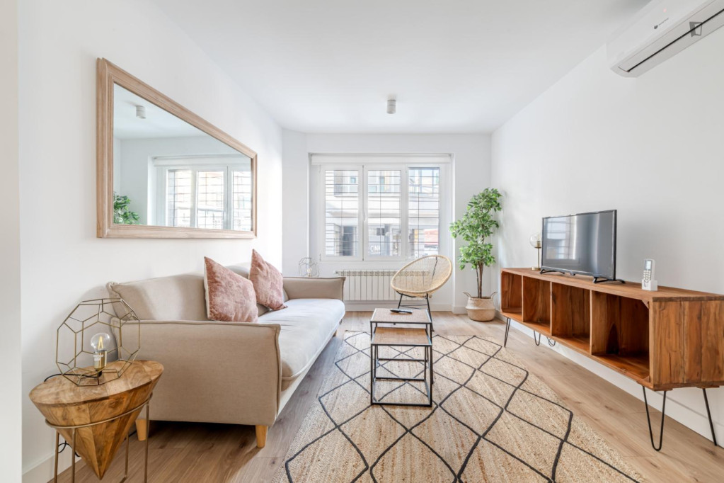 Very inviting 1-bedroom apartment in Castillejos - Madrid - chambre - ImmoJeune