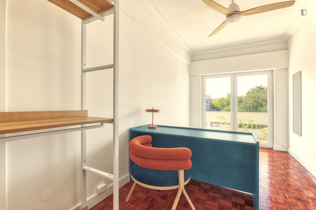 Neat single bedroom near Parque Florestal de Monsanto - Lisbonne - chambre - ImmoJeune