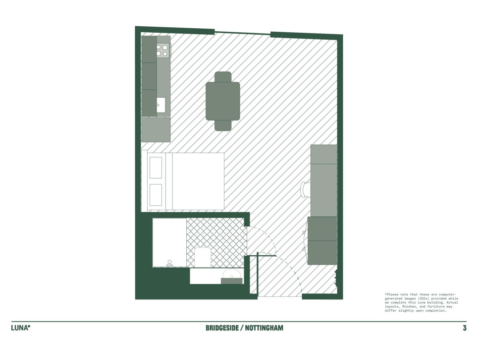 Bridgeside - Nottingham - chambre - ImmoJeune