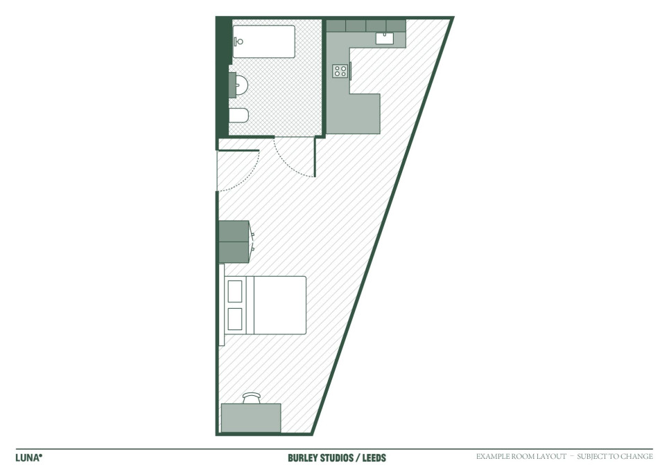 Burley Studios - Leeds - chambre - ImmoJeune