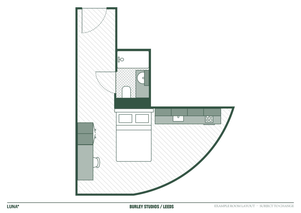 Burley Studios - Leeds - chambre - ImmoJeune