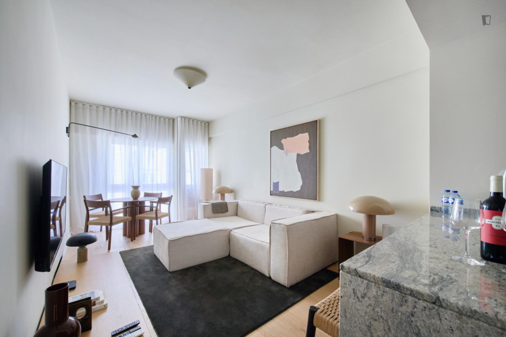 Attractive 1-bedroom apartment near Parque Eduardo VII - Lisbonne - chambre - ImmoJeune