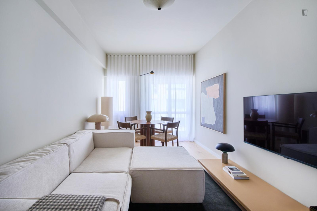 Very cool 1-bedroom apartment in São Sebastião - Lisbonne - chambre - ImmoJeune
