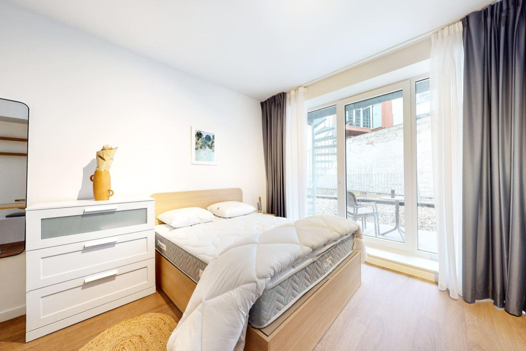 Welcoming little studio in Ste Catherine - Bruxelles - chambre - ImmoJeune