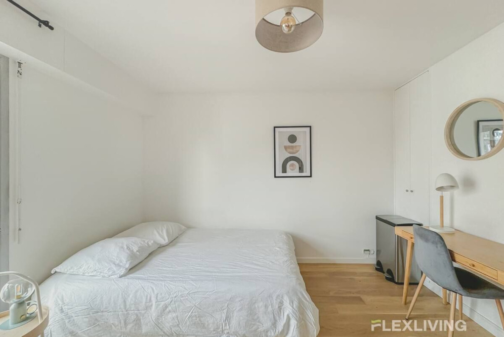 Quiet and bright private studio of 17 m2.