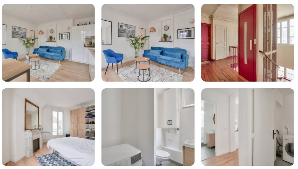 Bright apartment 47 m2 Batignoles