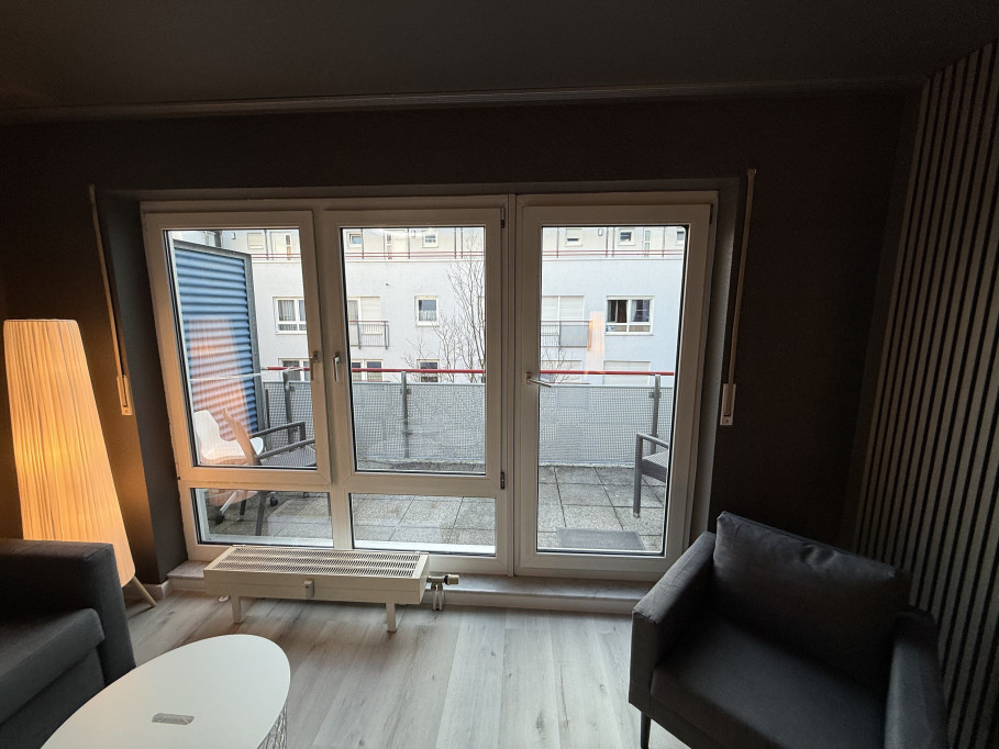 Modern studio in Heidelberg with balcony