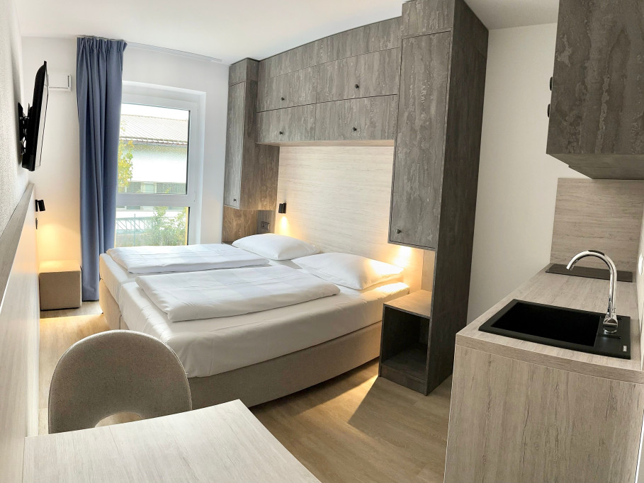 Studio apartment with kitchen for 2 people - serviced apartments
