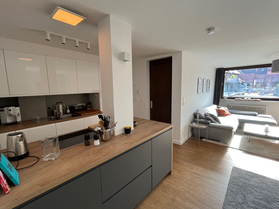 High-quality furnished City-Loft with south balcony in the old town Sebald