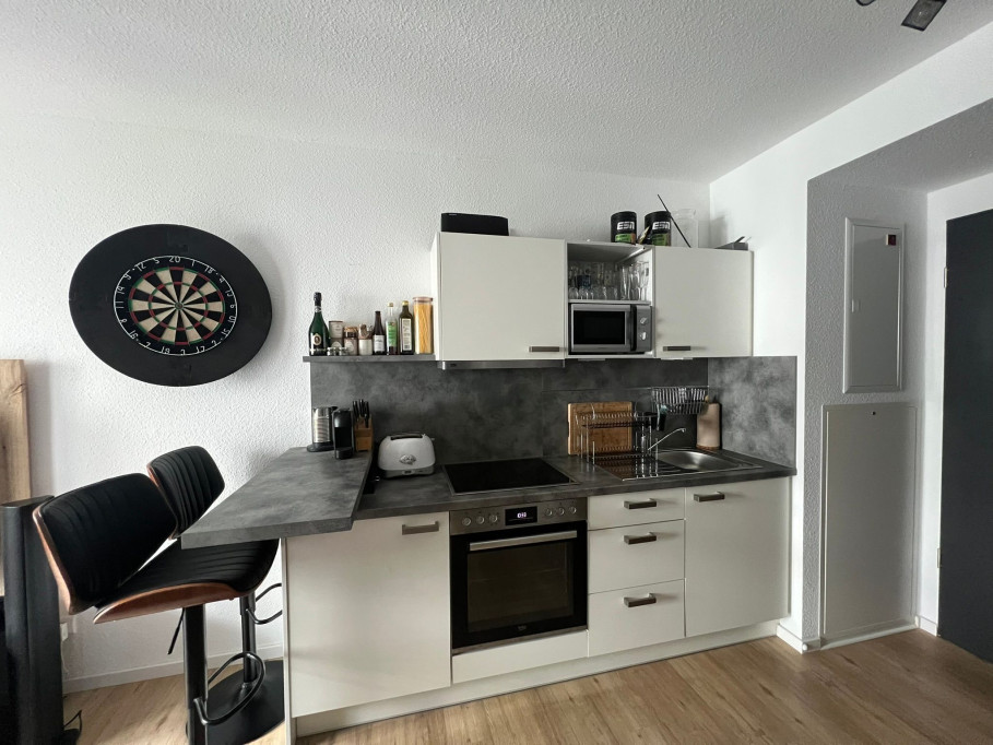 Lovely, modern Flat with balcony and Soundsystem