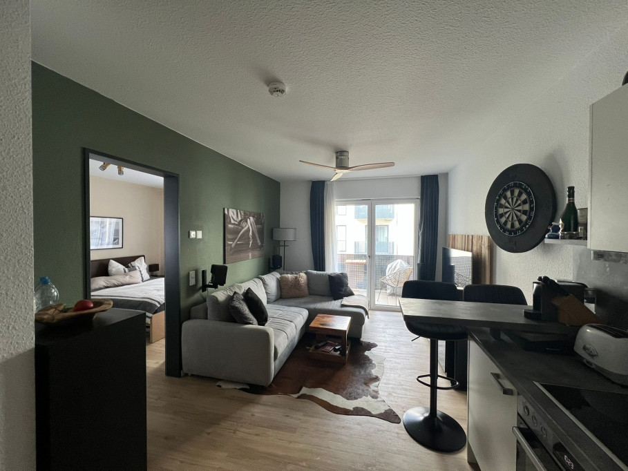 Lovely, modern Flat with balcony and Soundsystem