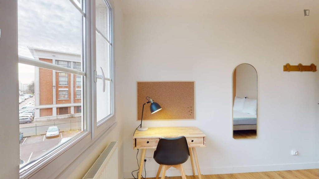 Snug double bedroom in the Lille-Centre district