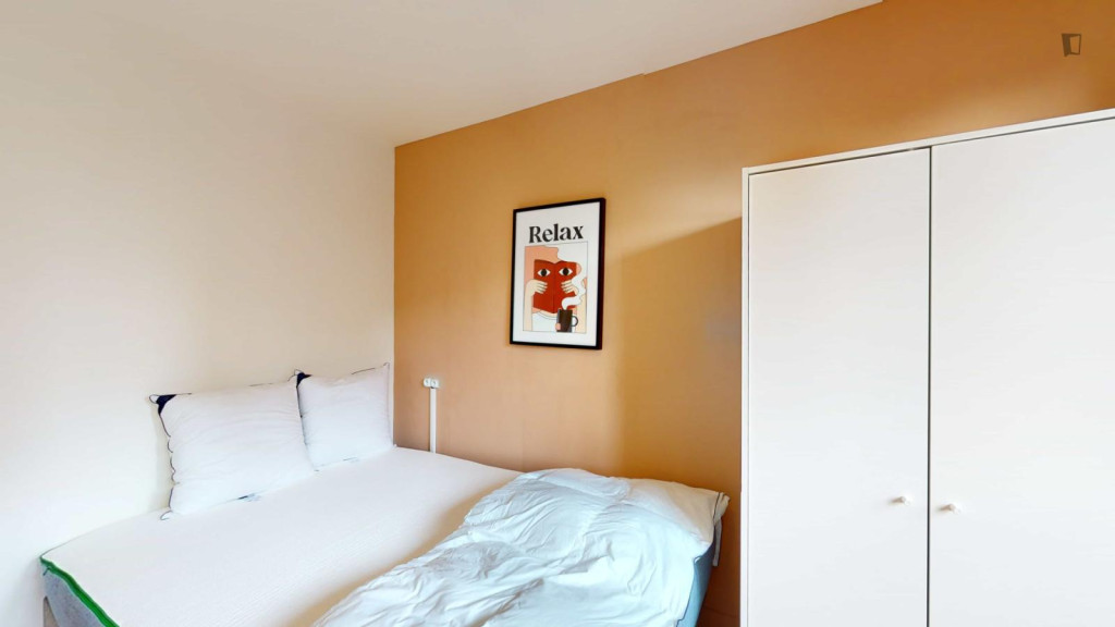 Snug double bedroom in the Lille-Centre district