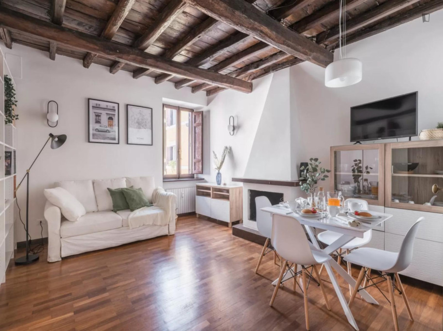 Large and bright studio in Trastevere - Rome - chambre - ImmoJeune
