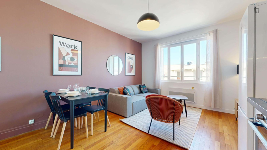 Wonderful double bedroom near the Part Dieu train station