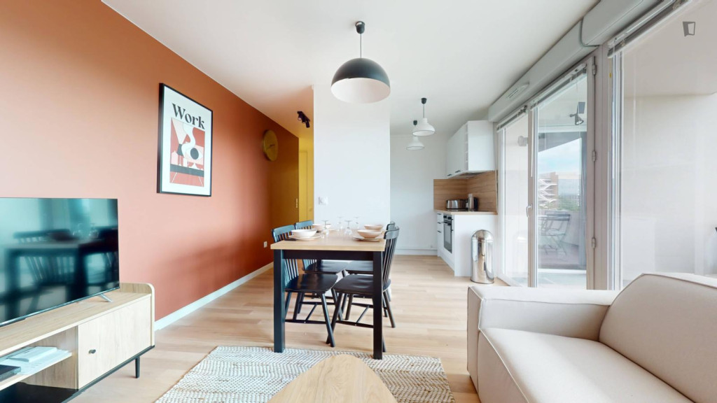 Sublime double bedroom in Nanterre