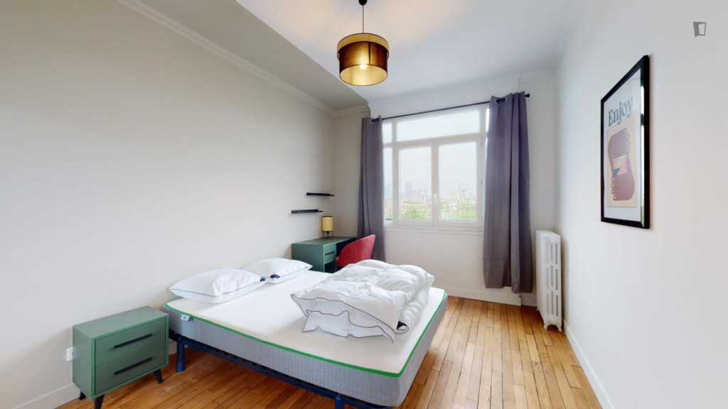 Brilliant double bedroom near Université Paris Nanterre 