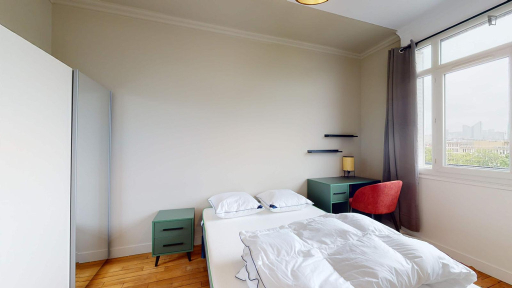 Brilliant double bedroom near Université Paris Nanterre 