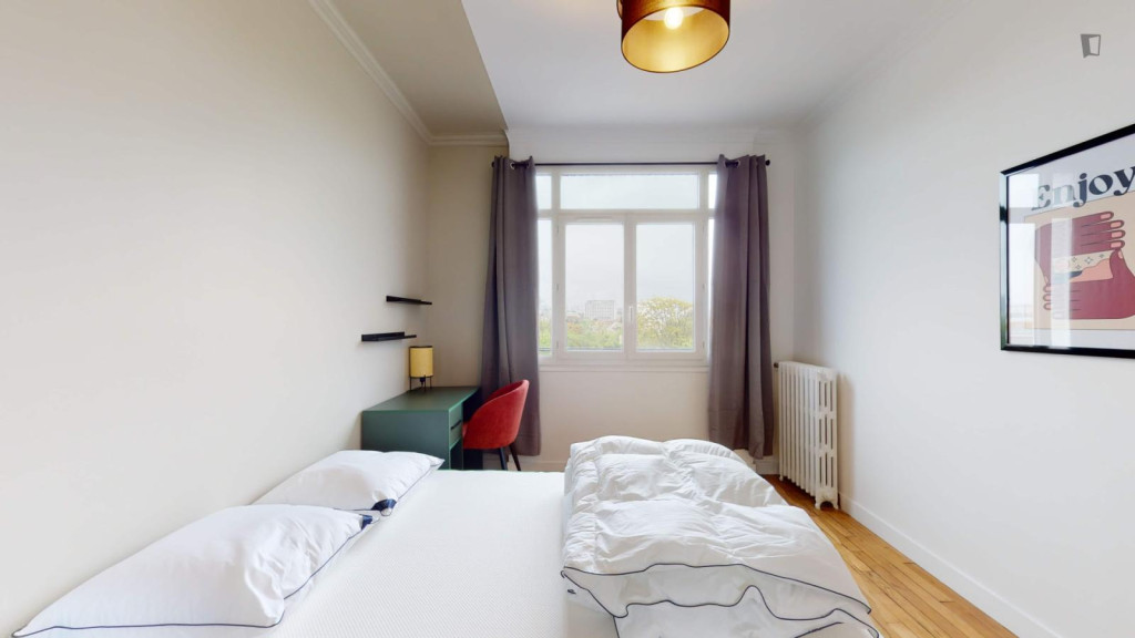 Brilliant double bedroom near Université Paris Nanterre 