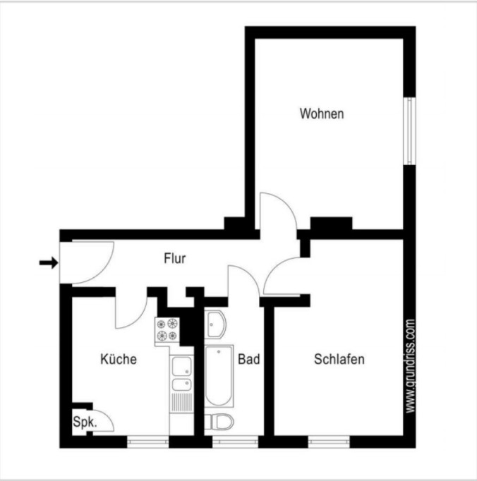 Very central, bright, furnished apartment between Rosenthaler Platz and Nordbahnhof (S-Bahn), incl. cleaning
