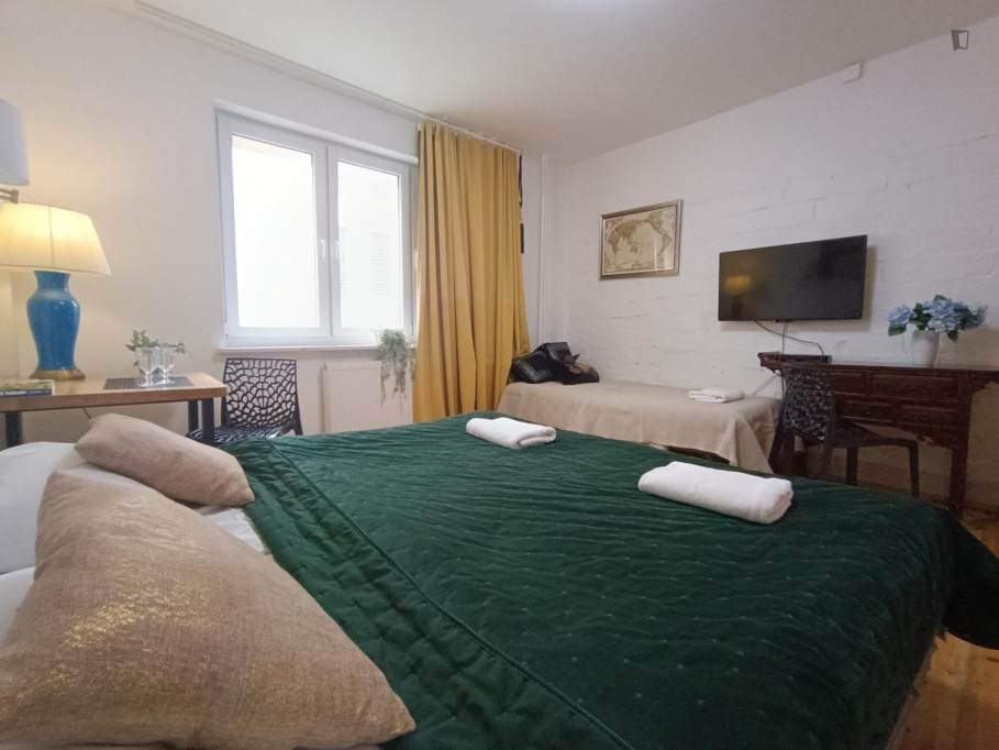 Snug studio in Powiśle