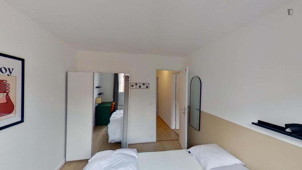 Tasteful double bedroom near Parc des Sévines