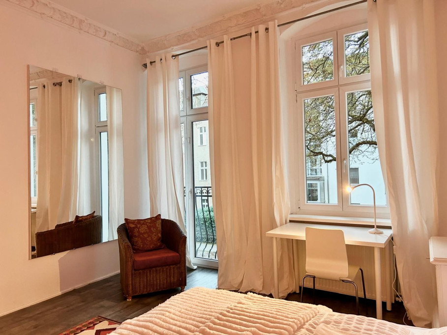 Beautiful furnished 4 room apartment in Berlin-Grünau – walking distance to S-Bahn, incl. Anmeldung