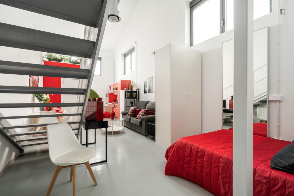 Neat studio in Pueblo Nuevo - Madrid - chambre - ImmoJeune