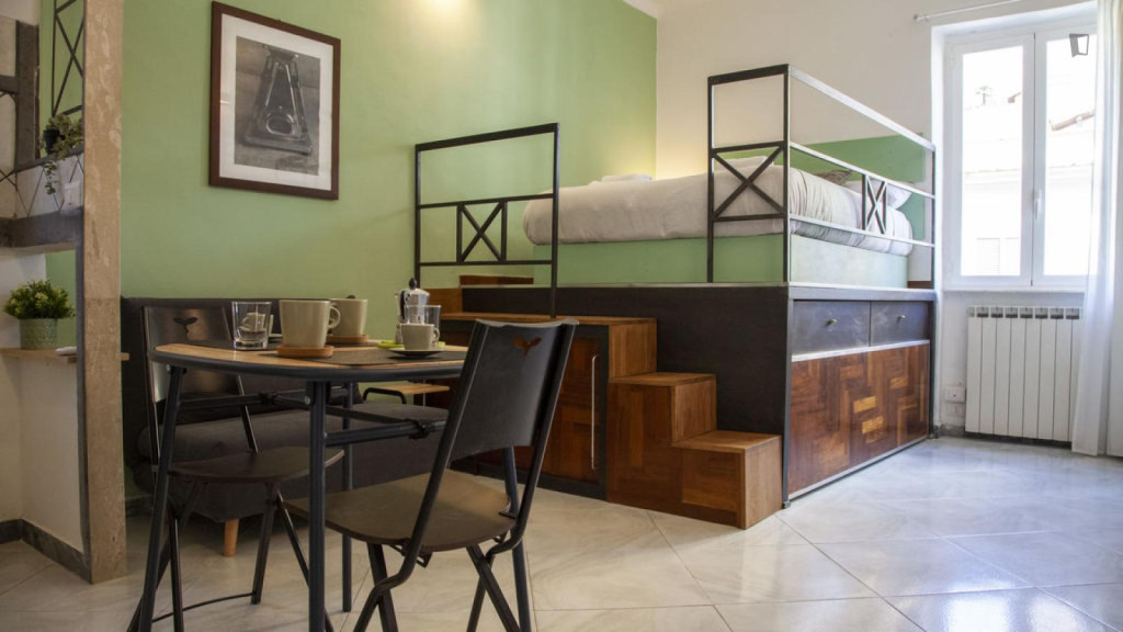 Appealing studio near the Tiburtina train station - Rome - chambre - ImmoJeune